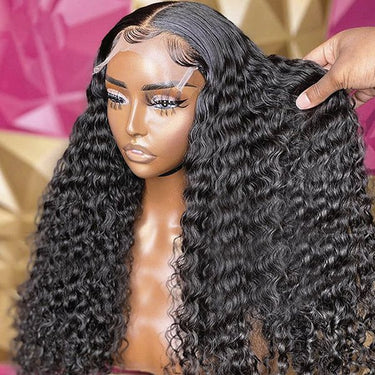 Crazy Clearance Sale Deep Wave Glueless 4x4 Closure Wigs Limited Stock With Lowest Price