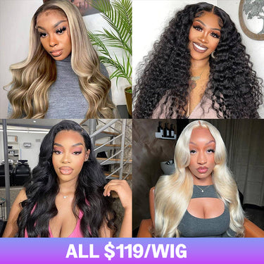 (Super Deal) Megalook All Wigs $119 Final Deal All 180% High Density No Code Needed Limited Stock