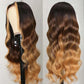 Pre Cut 6x5 Lace Closure Body Wave 13x4 HD Lace Human Hair Wigs Blonde Highlight 