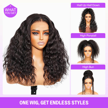 Bohemian Curly 3D Lace Half Wig Endless Styles