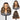 13x6 Three-Go™ Ombre Platinum Blonde Balayage Highlights Glueless Bob Wig 14Inch
