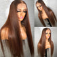 (Super Sale) Megalook 13x4 5x5 6x5 Pre Cut HD Chocolate Lace Closure Wigs 