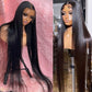 Bogo Free 30 32 inch Long Length Wigs Straight/Deep Wave Transparent Lace Frontal Wigs 180% Density