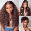 4 Dark Brown 13x6 Three Go Wig 3 Different Styles