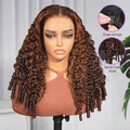 4p30 Burmese Curly 13x6 Three Go Wig With Finger Coil Ends Details