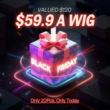 Cyber Monday $59.9 Mystery Box Get A Wig Human Hair Valued $120