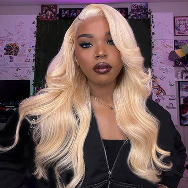 Megalook Bogo Free 6x5 Invisible Knots Glueless 613 Blonde Silky Straight Wigs Realistic Hairline Beginner Friendly