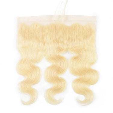 Megalook #613 Blonde Straight & Body Wave 5x5/13x4 Transparent Lace Closure Frontal Free Part