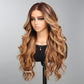 Megalook 5X6 Lace 13x4 Lace Cashew Brown Mix Wig 100% Human Hair Warm Color