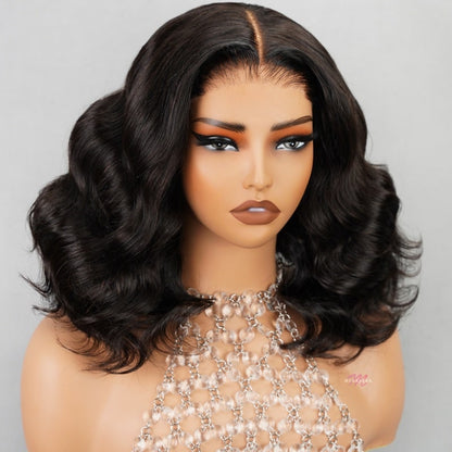 Super Natural New Style Bob Wig 6 Inches Deep Part Wigs Natural Colored $89.99 Final Deal No Code Needed