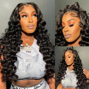 Pre Cut 10x6 Parting Max Lace Wig  Loose Curly Pre Bleached With Natural Hairline Tiny Knots Wig(No Code Needed)