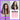 Megalook Colorful Hair 4 Colors Human Hair Extensions 16 Inch Straight Clip In Extension Human Hair Pieces-4 Pieces