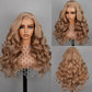 (Super Deal) Megalook 13x4 HD Lace Light Flaxen Brown Cozy Blonde Pre Cut 6X5 Hd Lace Closure Straight Wigs Long Glueless Wear Go Wig