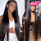 Bogo Free 30 32 inch Long Length Wigs Straight/Deep Wave Transparent Lace Frontal Wigs 180% Density