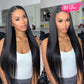 Megalook Bogo Free Undetectable Transparent 13x4 Lace Frontal Wig Brazilian Straight Human HD Lace Wig For Black Women