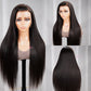Megalook 4x4 Lace Closure Wig 180% Density Human Hair Wigs Transparent lace Pre-Plucked With Baby Hair
