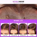 Blonde Ombre 13x6 Glueless Wig With Brown Roots Natural Look