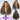 Balayage Highlight Bohemian Curly 13x6 Three Go Glueless Wig 24Inch Real Show