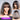 Balayage Highlight On Black Bob Glueless Wig With Bangs 12Inch