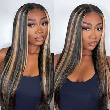 Crazy Clearance Sale Balayage 13x4 Lace Frontal Wigs Straight & Body Wave Human Hair