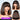 Brown Highlight On Black Bob Glueless Wig With Bangs 12Inch