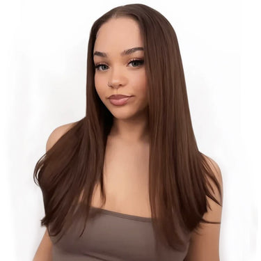 (Super Deal)Super Double Drawn Lace Closure Wigs 18 inch Salon-Quality Luxurious Glueless 6X5 HD Lace Wig Silky Straight Wear And Go Wig