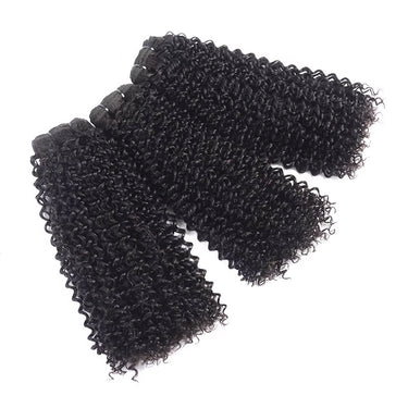 15A High Grade Curly 3 Bundles Deal With Full Ends 100% Human Hair Extensions Double Drawn