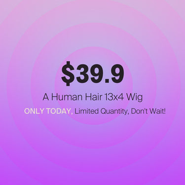 Megalook Flash Sale $39 Get 13x4 Lace Wigs At Lowest Price Only One Piece