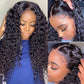 Pre Cut Lace | Deep Wave 13X4/6X5 HD Lace Frontal Wig Pre-plucked Easy Wear And Go Wig With Bleach Knots
