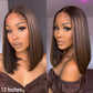 (Super Sale)New Arrival 13x4 Highlight Ginger 1BP30 Colored Bob Wigs Wear & Go Glueless Straight Wig