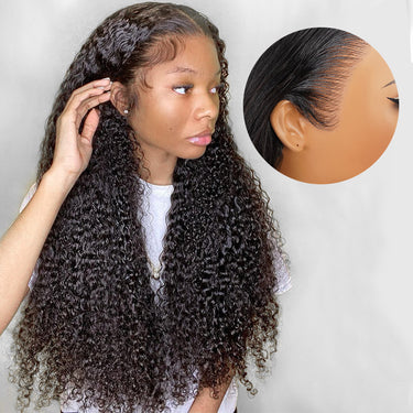 Megalook Natural Curly/Loose Deep Wave Upgrade 13x6 ProAngle™ Frontal Wig All Pre-Styled Ready To Wear Glueless Wigs