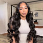 {Super Deal } Megalook Water Wave 4x4 Transparent Lace Closure Wigs (No Code Available)