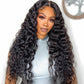 Pre Cut Lace | Breathable Dome Cap Glueless 13x4 HD Lace Wig Loose Deep Wave Human Hair Easy Wear And Go Wig