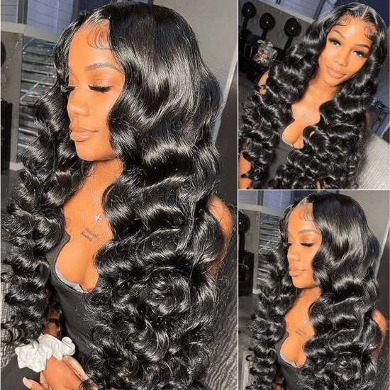 Pre Cut Lace Breathable Airy Dome Cap Easy Wear And Go Wig Glueless 13X4 HD Lace Wig Loose Wave Human Hair Wigs