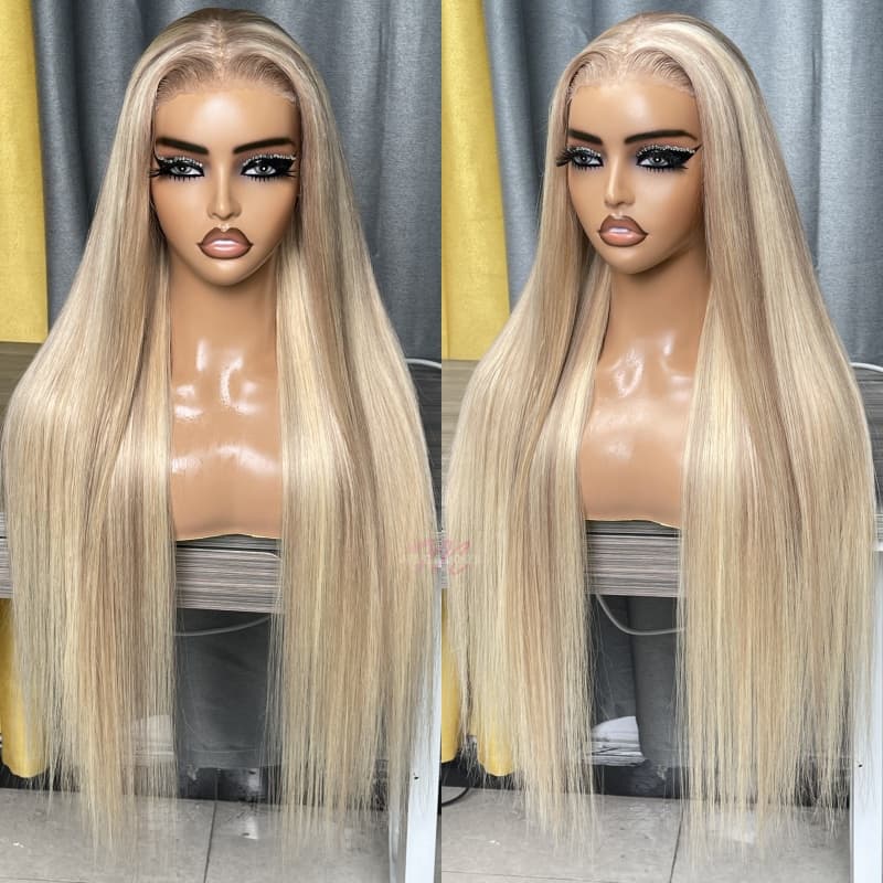 $100 OFF Code: MS100 | Barbie Blonde With Brown #P10/613 Colored Short ...