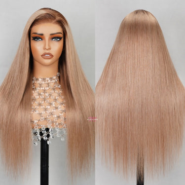 $100 OFF Code: MS100 | Megalook Cozy Blonde with Dark Roots Hair Barbie Pre Cut 6X5 Hd Lace Wear Go Wigs