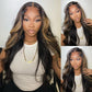 Megalook 6x5 Glueless Lace Highlight P27 Colored Body Wave Wear Go Wigs