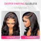 Pre Cut Lace | Glueless Lace Wigs Pre Plucked Closure Wig with Natural Hairline Loose Deep Curly Human Hair Wear And Go Wig