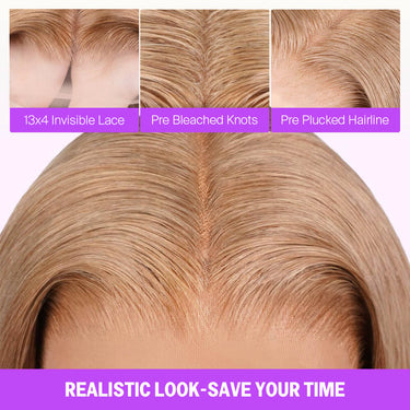 Milk Tea Brown 13x4 Wig Realistc Look