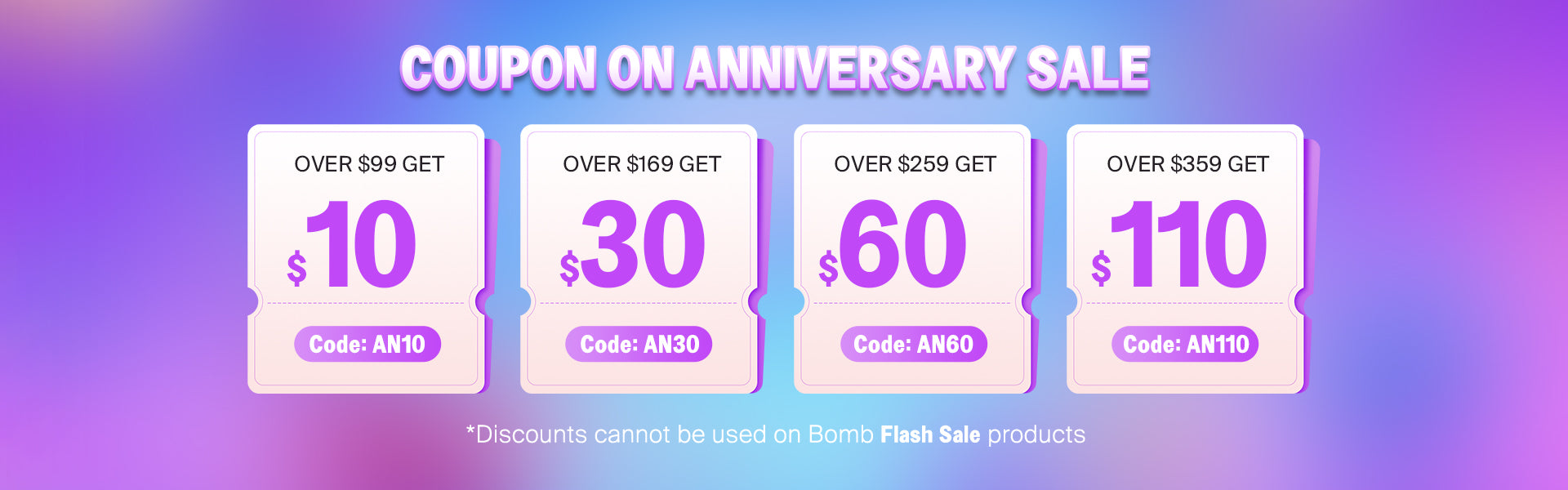 Coupon On Anniversary Sale - PC