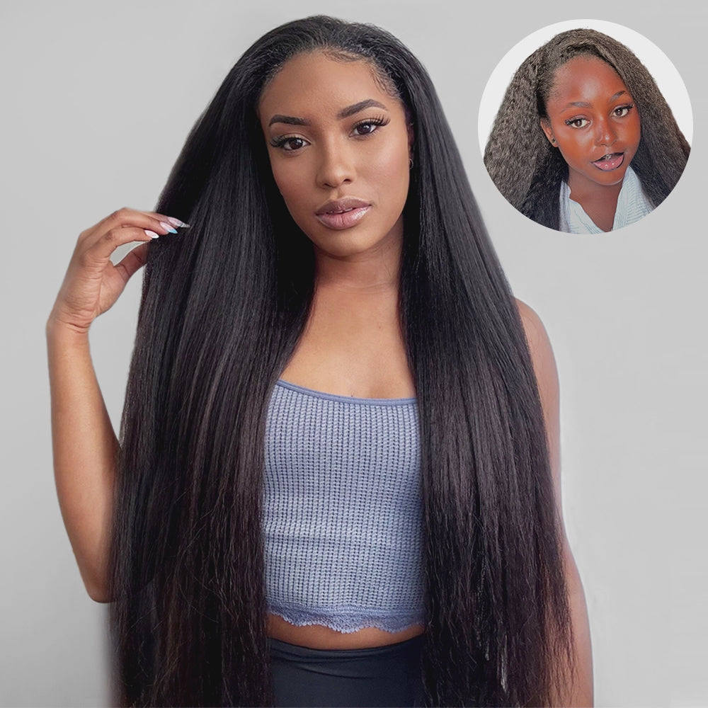 Yaki Straight Half Wig Endless Styles Show &autoplay