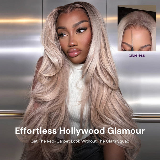 Ash Blonde Ombre 13x6 Glueless Wigs Effortless Hollywood Glamour &autoplay