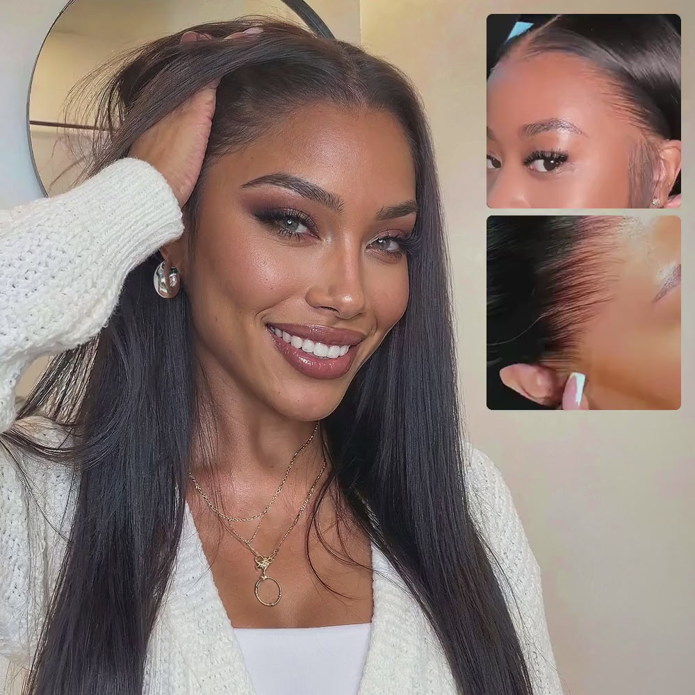 Megalook Zero-Wear™ Truly Snap & Go HD Lace Wig Straight 13x6 Glueless