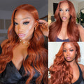 Copper Ginger Glueless Wig Install Video