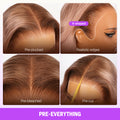 Strawberry Blonde Ombre 13x6 Glueless Wig Pre-Everything
