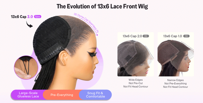 The evolution of 13x6 lace front wig pc