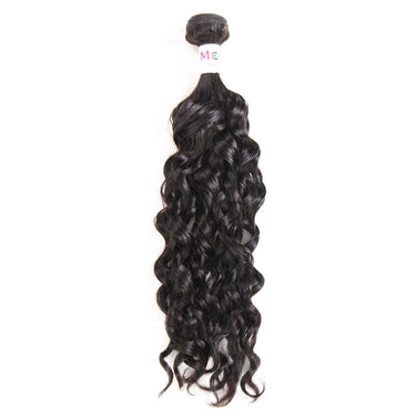 Long 40 inch Water Wave Hair Bundles 1Pcs Unprocessed Virgin Human Hair Weaves Single Bundles Deal