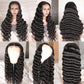 4x4/5x5/13x4 Crystal Lace Frontal Wigs Upgrade HD lace Loose Deep Human Hair Wigs