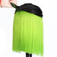 TIKTOK USA New Blunt Cut Bob Peekaboo Green Colored Transparent 4x4 13X4 Lace Frontal Human Hair Bob Wigs