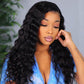 Loose Deep Wave 13x4 Lace Frontal Wig Natural Black Human Hair